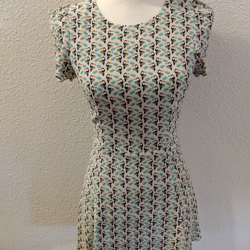 Zara toucan dress